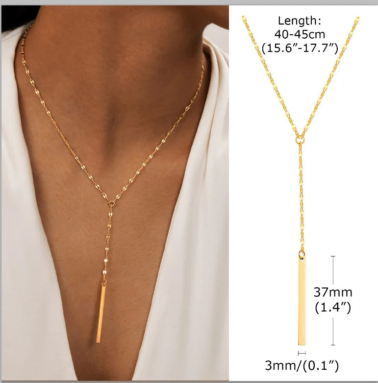 Éloria | Dainty Y-Lariat Elegance