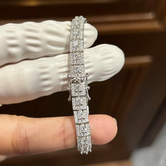 Lumora Tennis | 925 Gümüş | Tam Moissanite