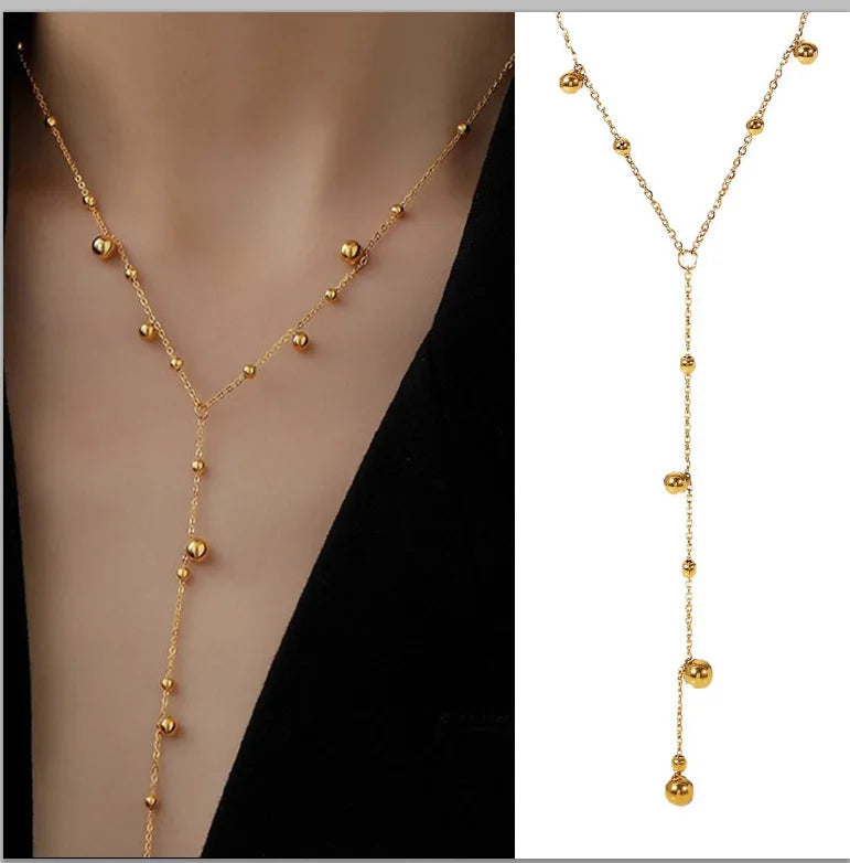 Éloria | Dainty Y-Lariat Elegance