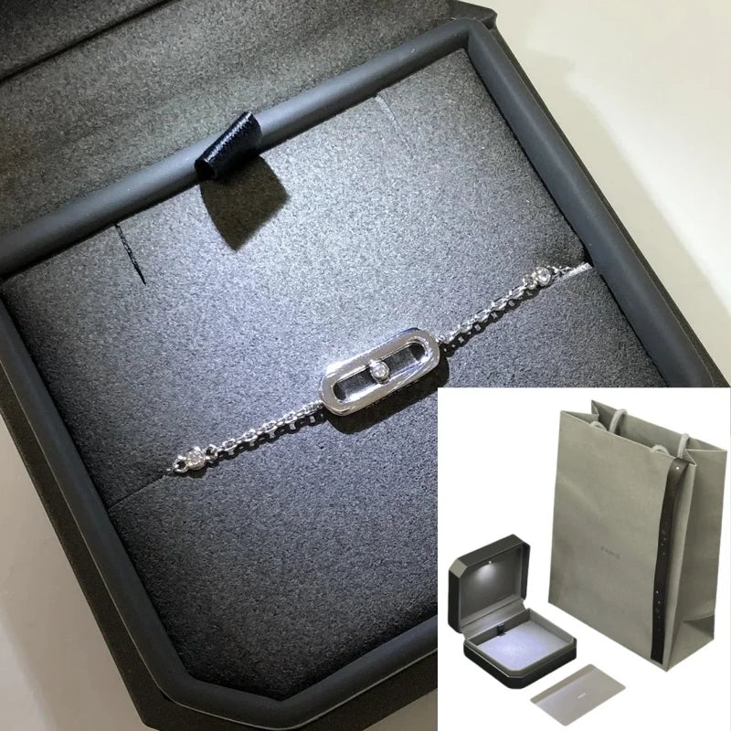 Aurévo | 925 Silver 18K Gold-Plated | Moving Stone