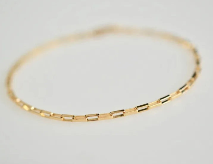 Solenne | 14K Gold-Filled | Dainty Charm Bracelet