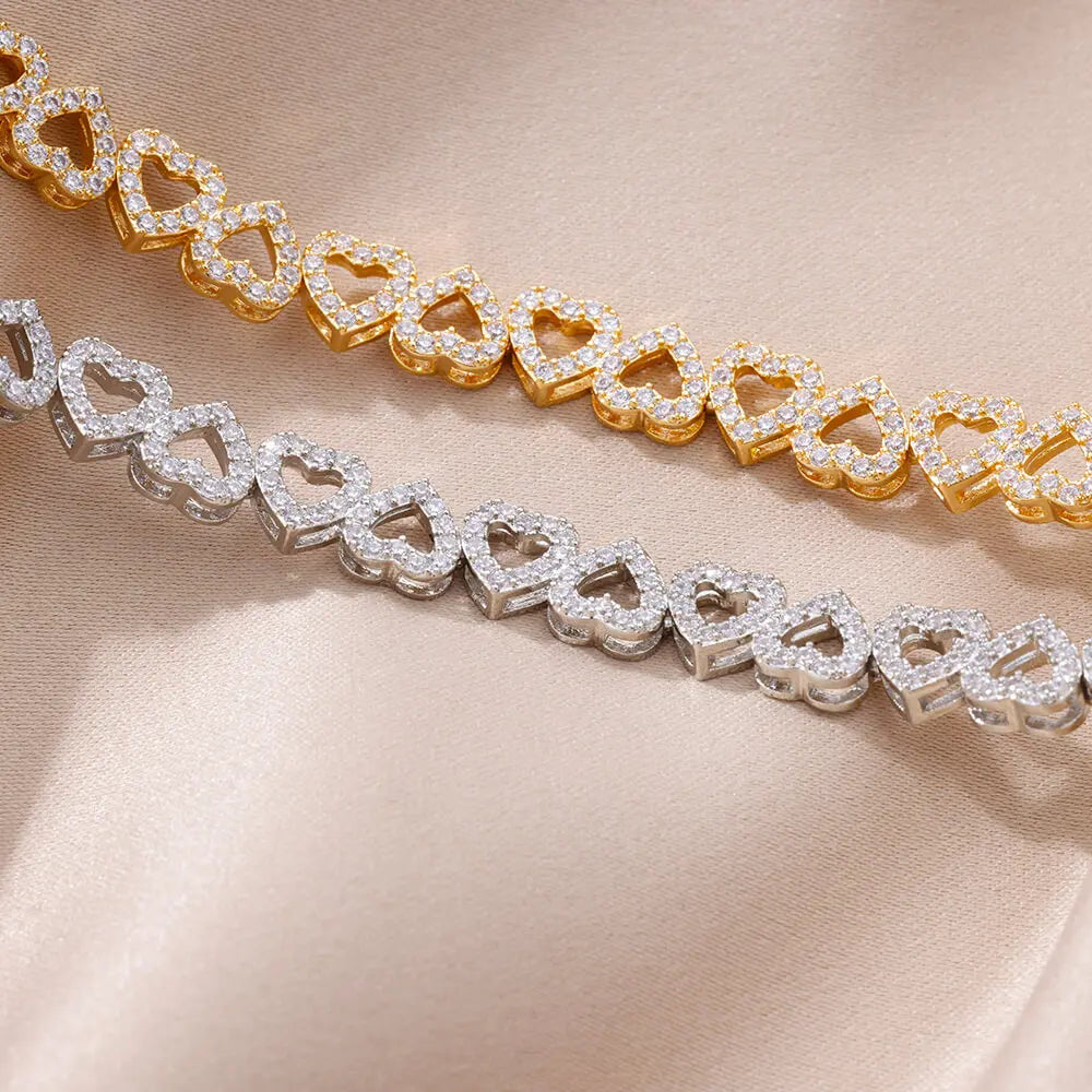 Eternal Hearts | Gold-Plated | Pavé Glow