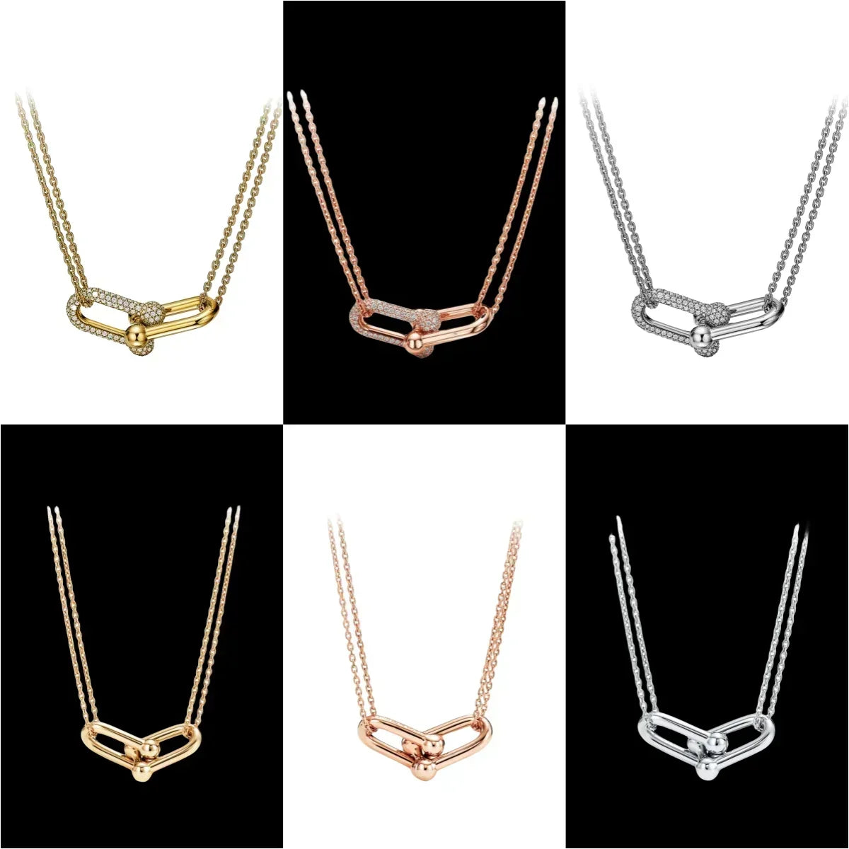 Équina | 925 Silver | Gold-Plated Horseshoe with Zircon