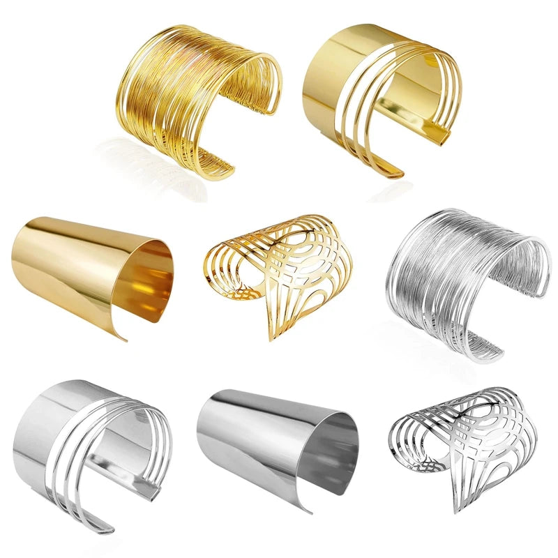 Aurévia | Gold-Tone | Sculpted Cuff