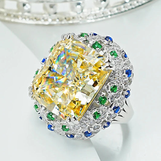 Imperial Radiance — Yellow Fire Elegance