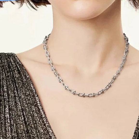 Gravona | 925 Silver Gold-Plated | Horseshoe Clasp