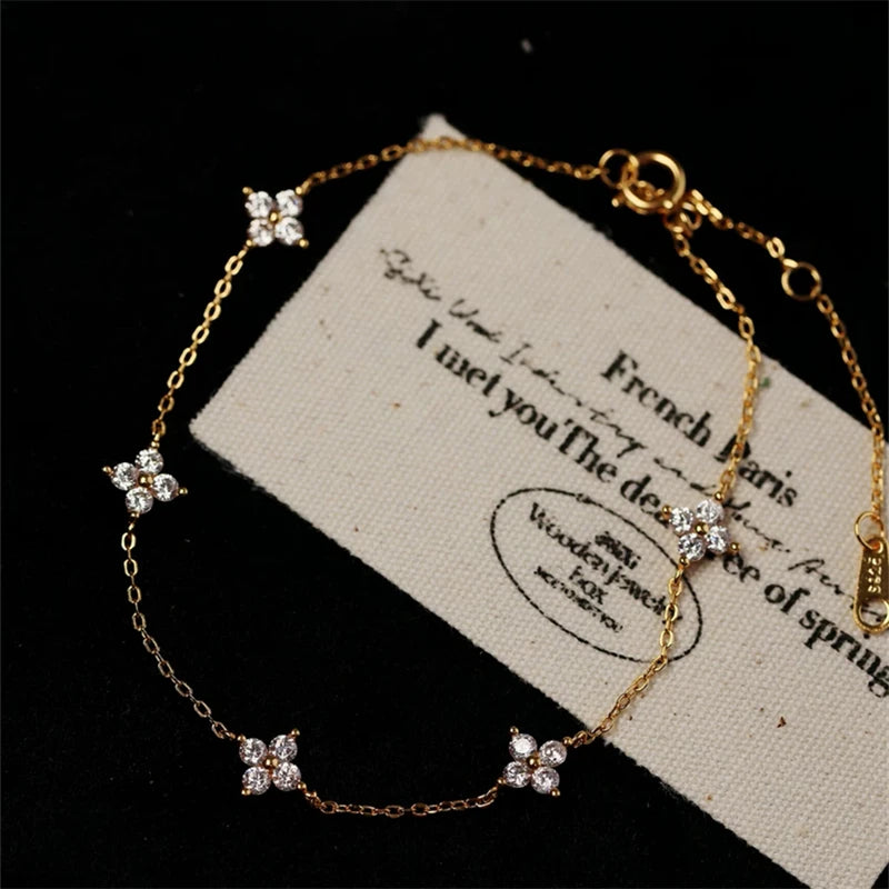 Stellara | Rhodium-Plated | CZ Star Bracelet