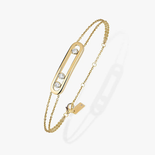A luxury Move Uno bracelet  on a white background