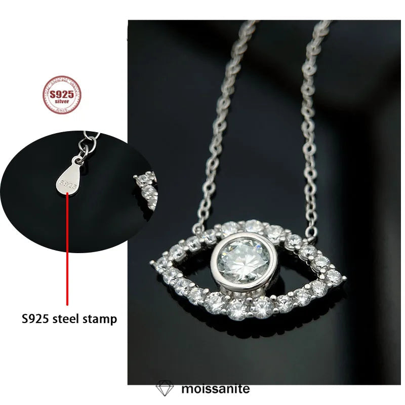 Auréveil | Moissanite Göz Kolye