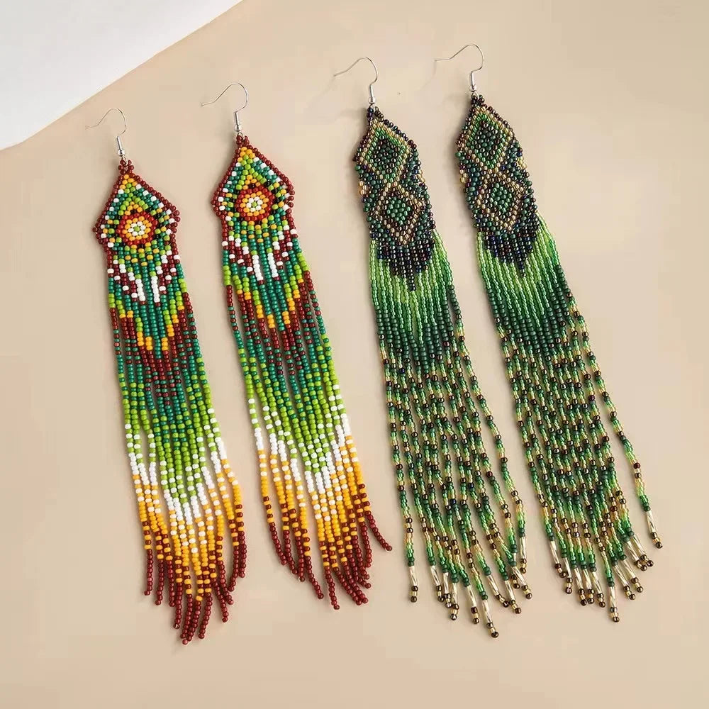 Seraphel | Cascading Beaded Whispers