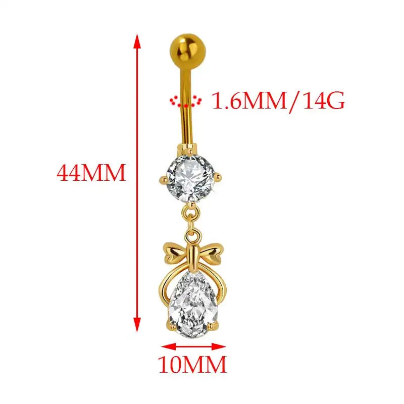 Lunéra | Celestial Crystal Belly Rings