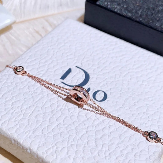 Luna Band | Gold-Plated | Zircon Glow