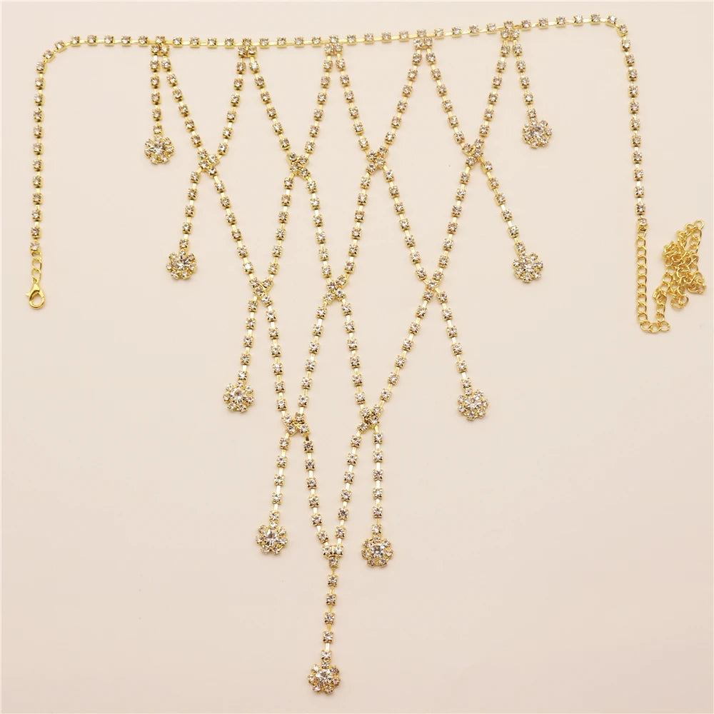 Aurivelle | Cascading Crystal Shoulder Light