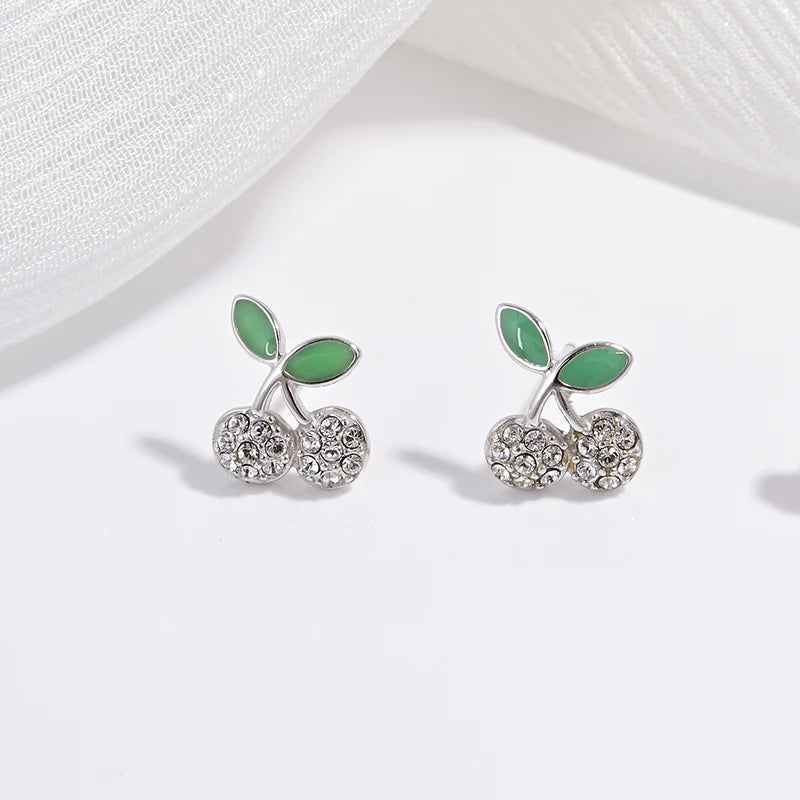 Mirabella Earrings | 925 Silver & Hand-painted Enamel