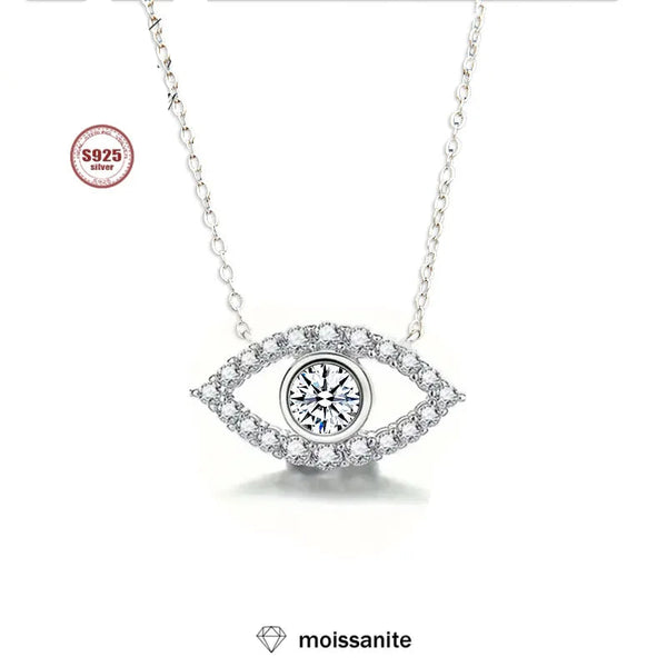 Auréveil | The Moissanite Eye Necklace