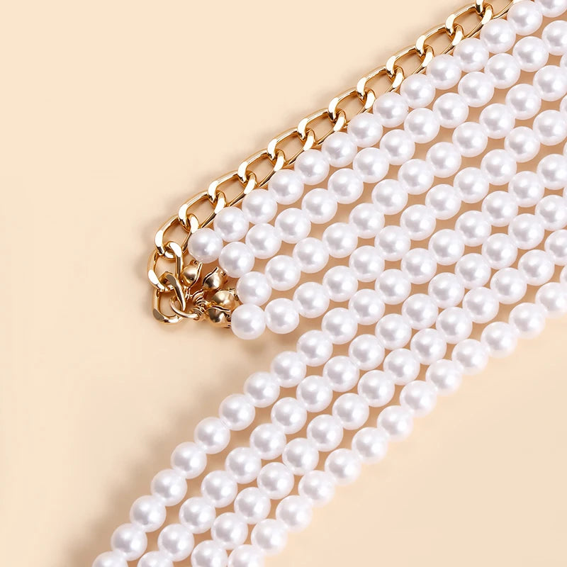 Pearlara | Cascading Pearls at the Waist