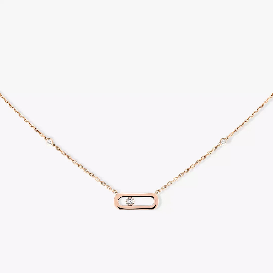 Oval Spark | 18K Gold-Plated | Zircon Necklace