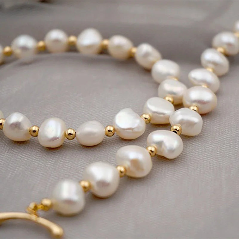 Baroque | Freshwater Pearl | Gold-Plated Charm