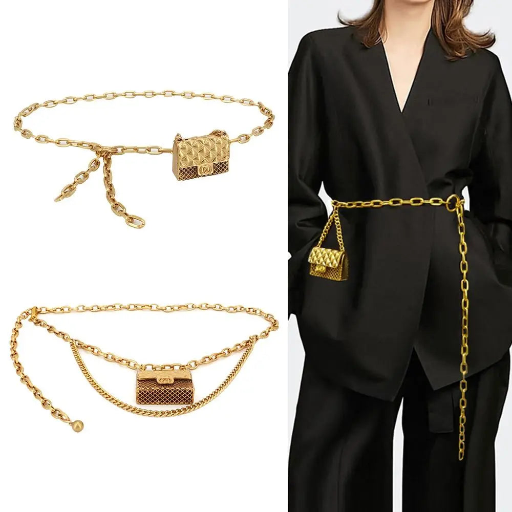 Chânelis | Bold Golden Waist Chain