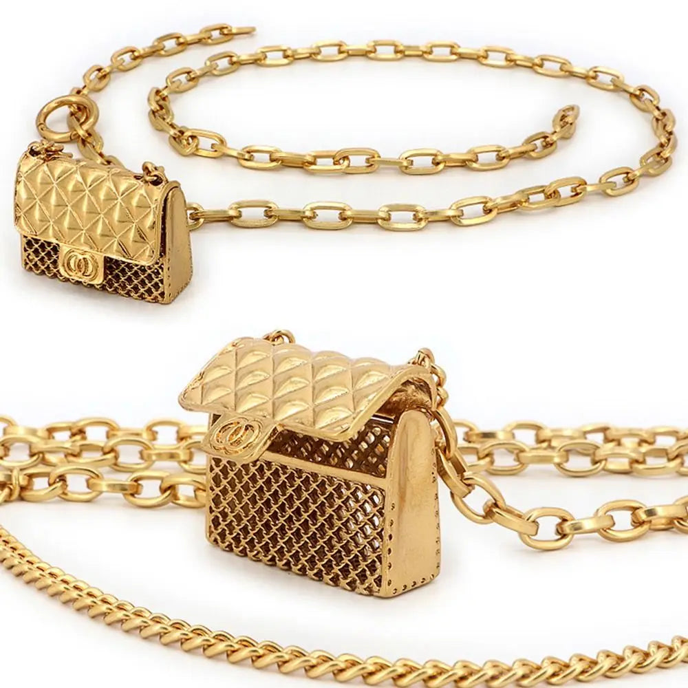 Chânelis | Bold Golden Waist Chain