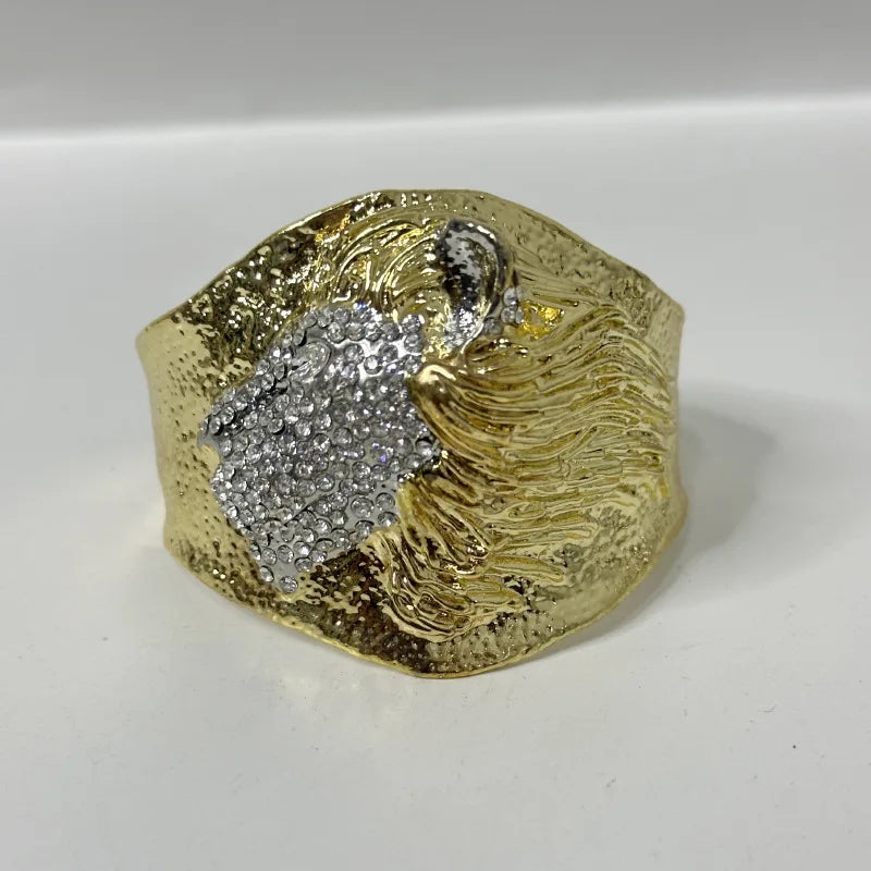 Leontius | Gold & Silver | Lion Head Motif