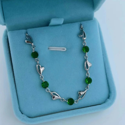 Amoura Bloom | 925 Silver | Heart Link