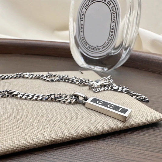 Gryphon — Silver Enamel Pendant Chain