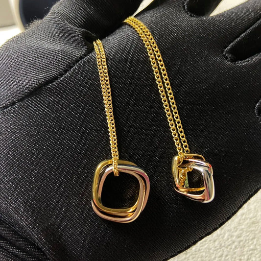 Triaréa | 925 Silver | Tricolor Interlocking Rings