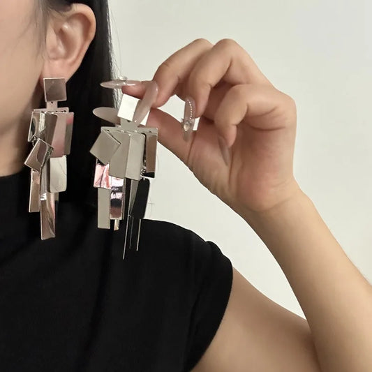 Aurévoque | Geometric Drop Earrings