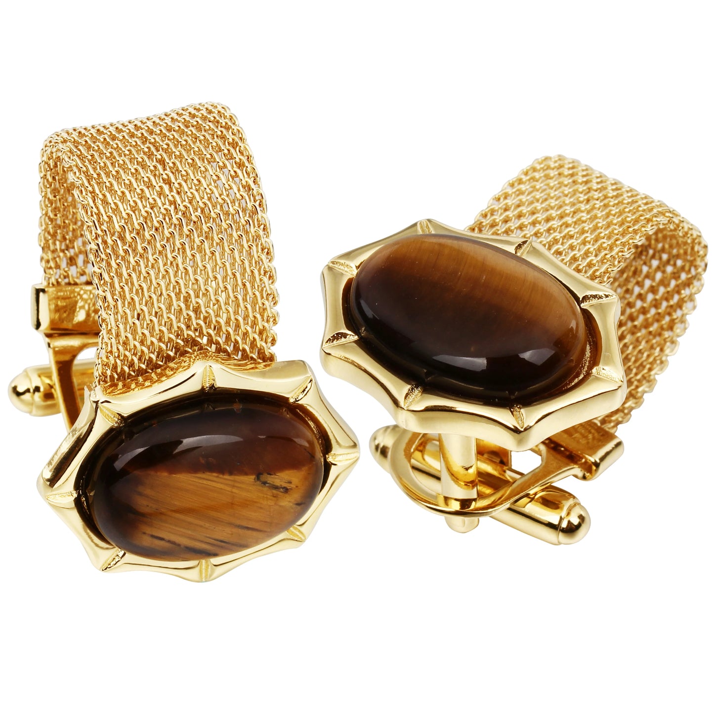 Luxcaton | Gold-Tone with Cat’s Eye Stone
