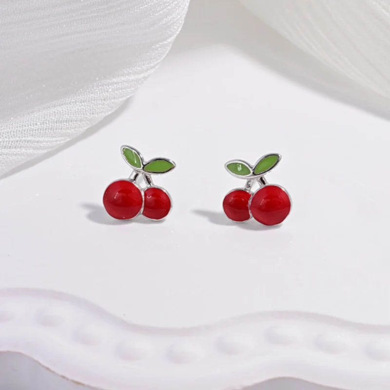 Mirabella Earrings | 925 Silver & Hand-painted Enamel