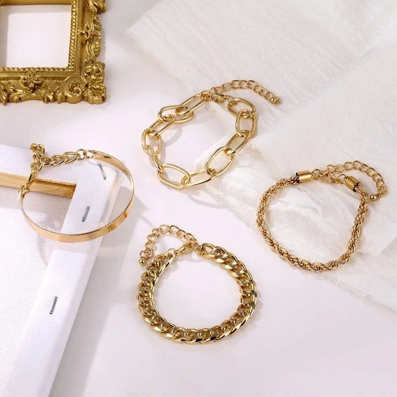 Aurelia | 14K Gold-Plated | Bracelet Set