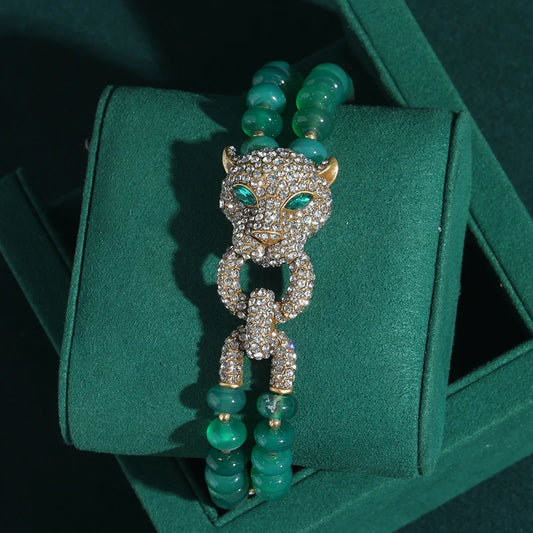 Panthéria | Emerald Gaze in Gold