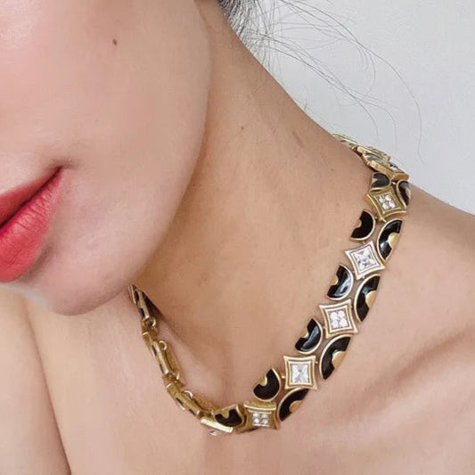 Veyra | Snake-Bone Gold Choker