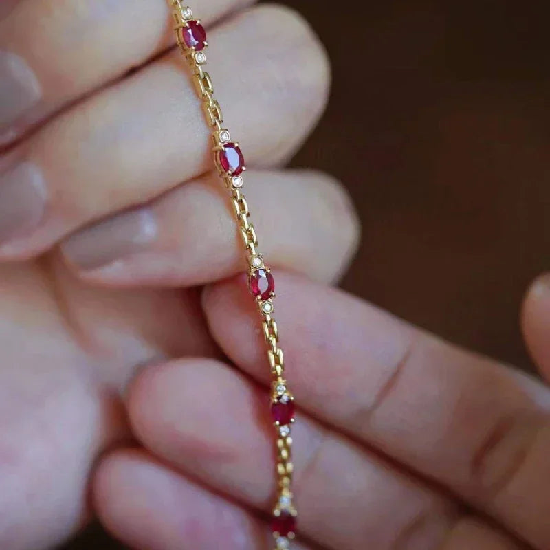 Rubissence | 18K Gold-Plated | Ruby Glow