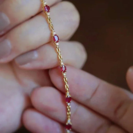 Rubissence | 18K Gold-Plated | Ruby Glow