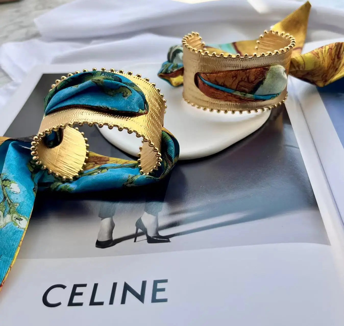 Artevine | Altın Van Gogh Cuff