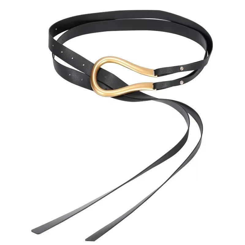 Veyrona | Sculpted Wave Buckle Elegance
