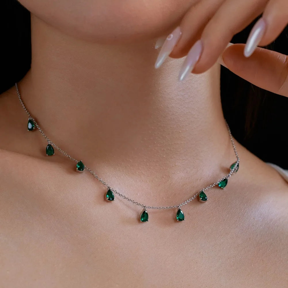Teardrop Glow | 925 Silver | Zircon Brilliance