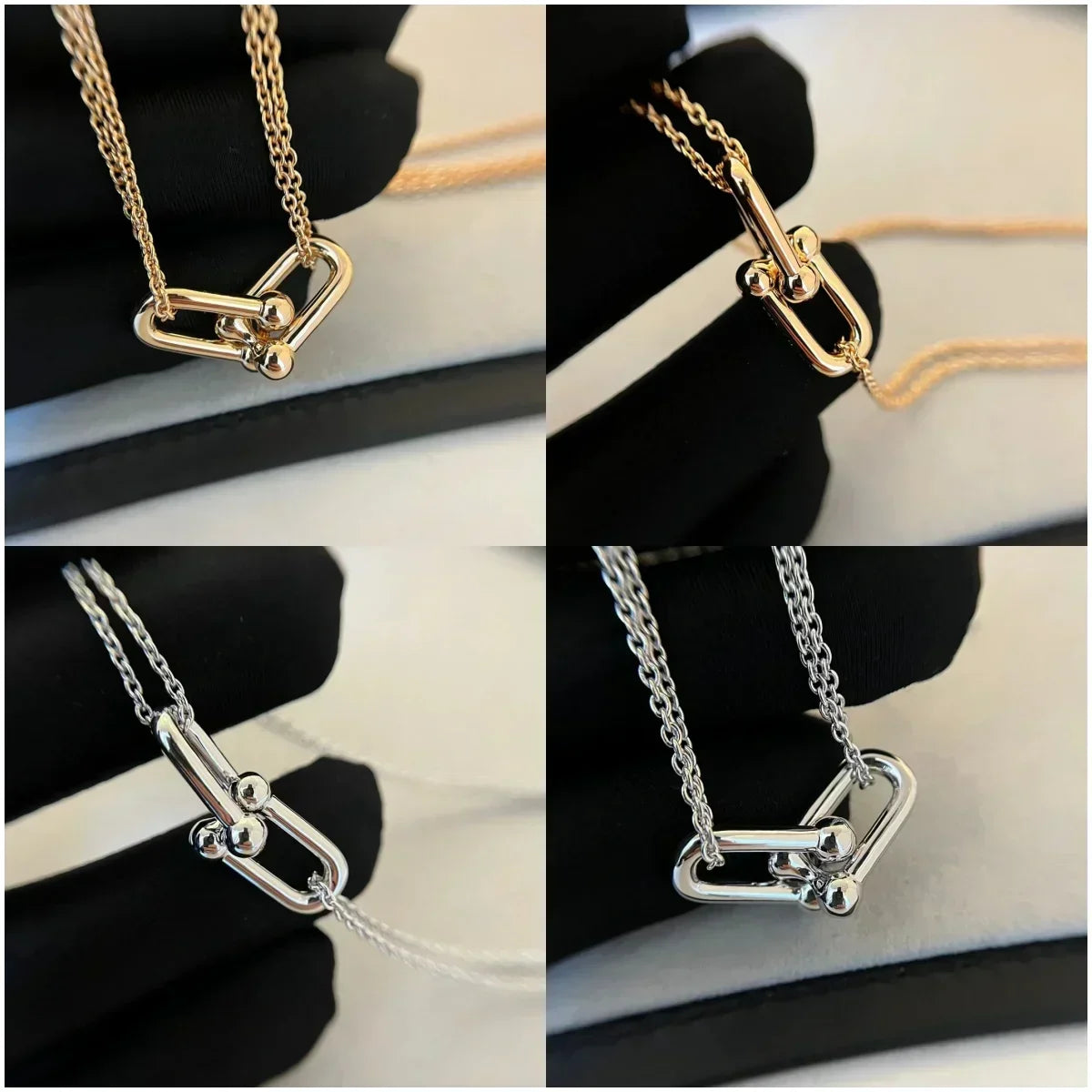 Équina | 925 Silver | Gold-Plated Horseshoe with Zircon