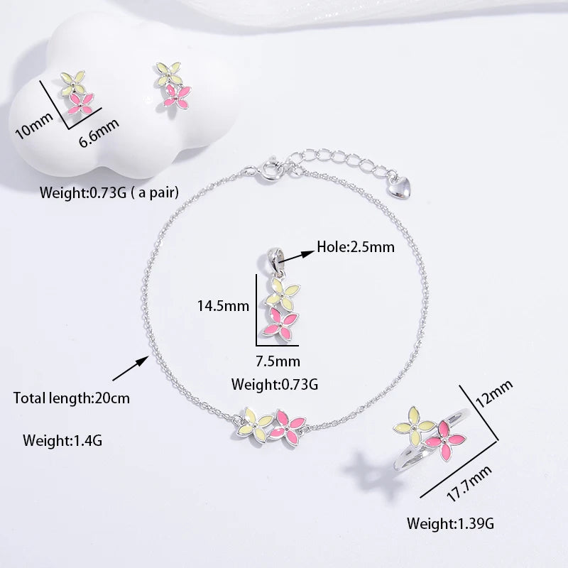 Rosalie Jewelry Set | Hearts, Roses & Clovers