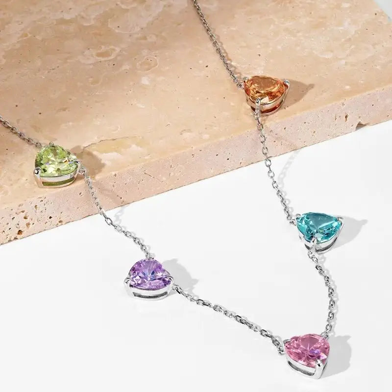 Aurora Hearts | 925 Silver | Multicolor Glow