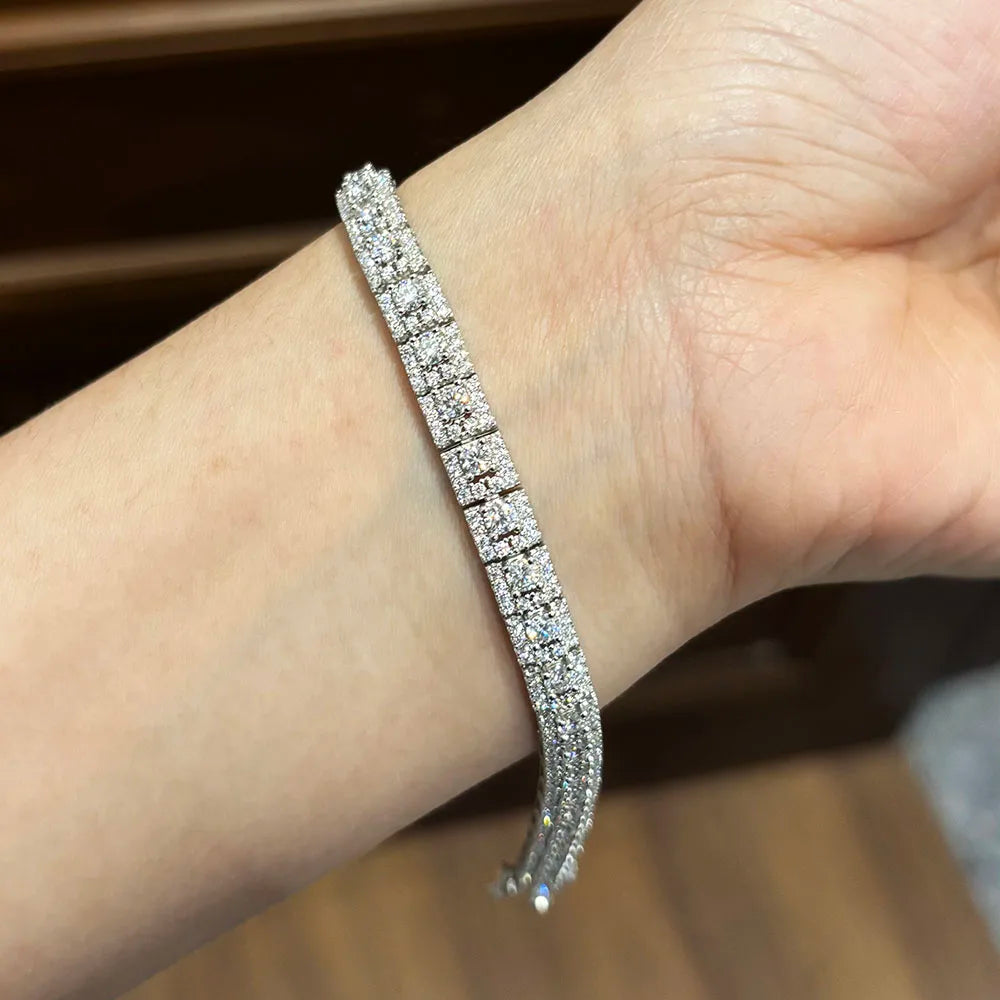 Lumora Tennis | 925 Gümüş | Tam Moissanite