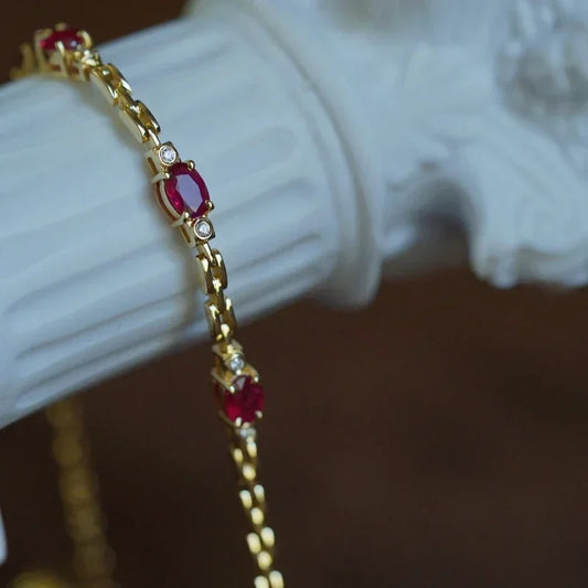 Rubissence | 18K Gold-Plated | Ruby Glow