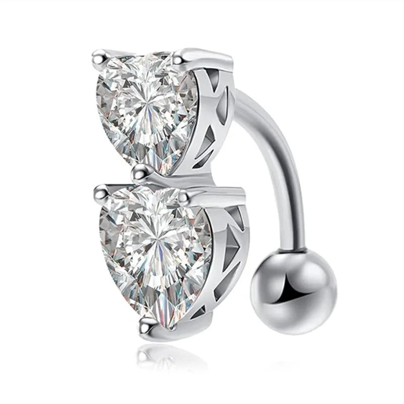 Aurivelle | 29 Crystal Belly Ring Styles