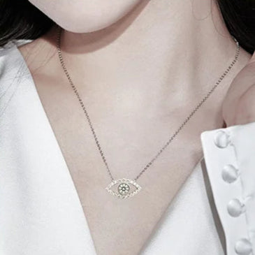 Auréveil | Moissanite Göz Kolye