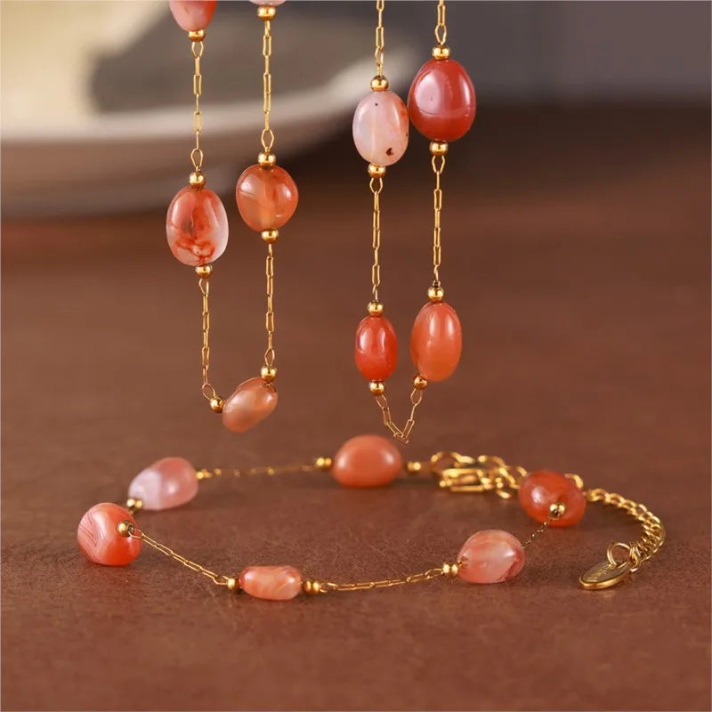 Aurevara | Natural Agate Glow