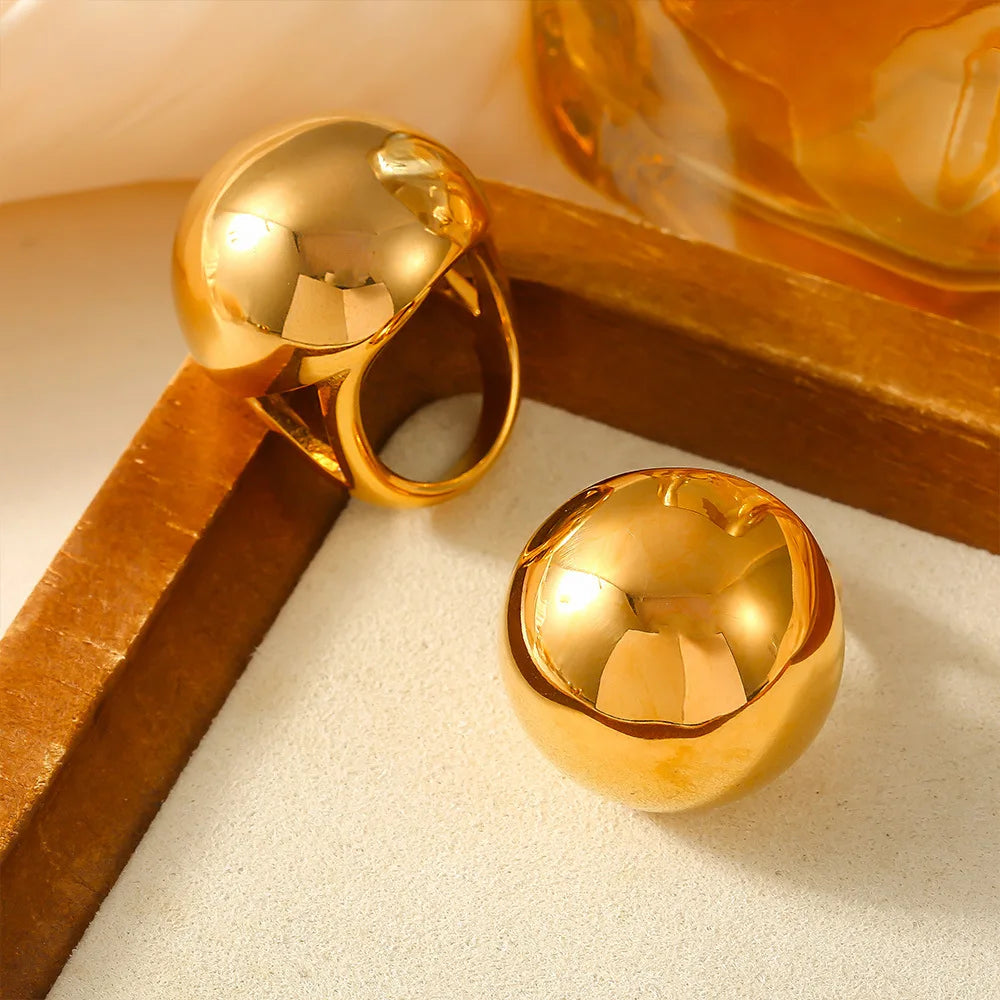 Solara | 18K Gold & Silver | Bold Sphere