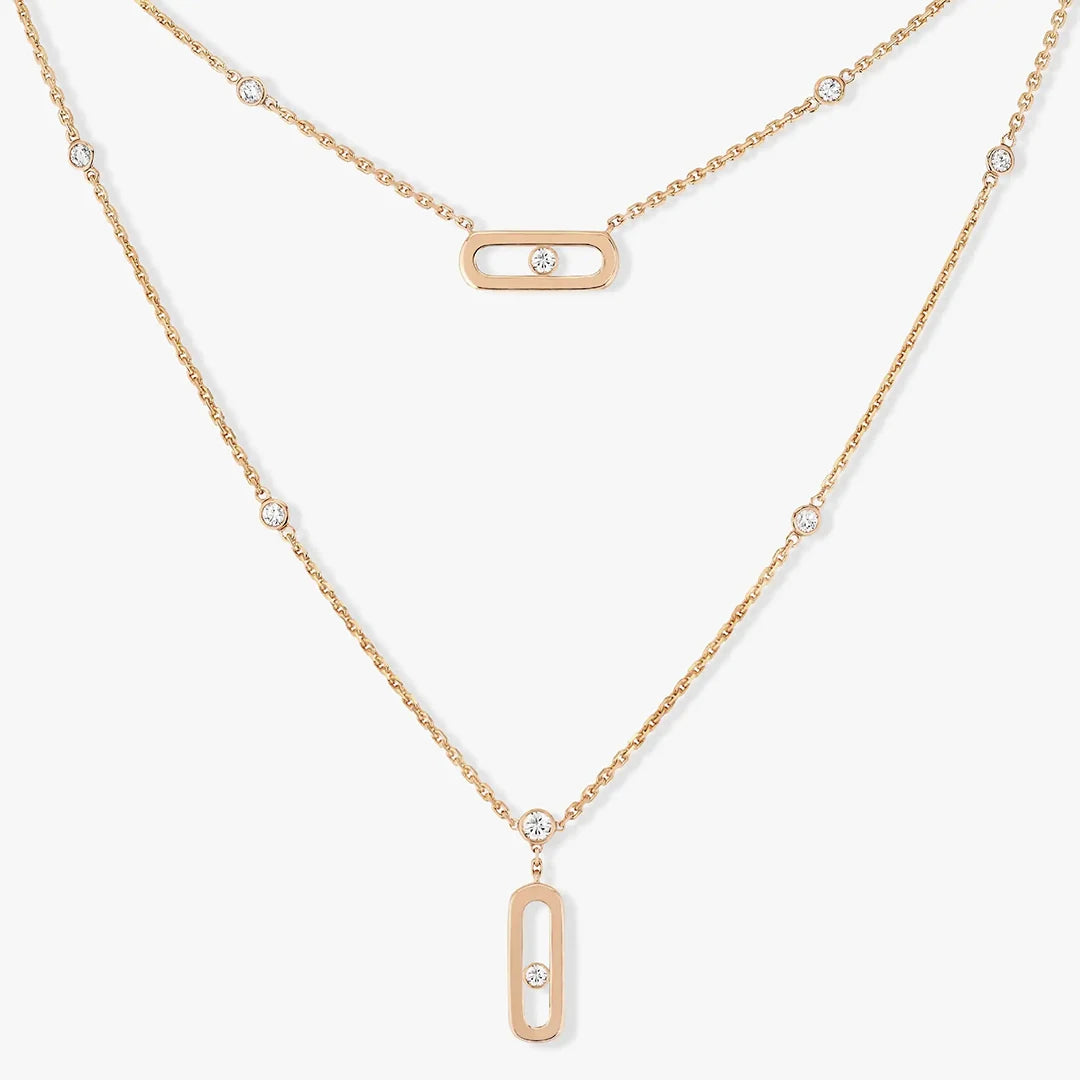 Duo Gleam | 18K Gold-Plated | Layered Necklace