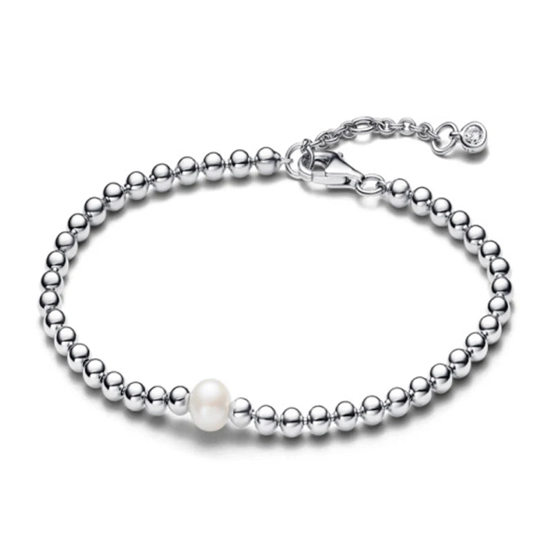 Amorvén | Sterling Silver Snake Chain with Heart